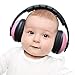 HearTek Small Baby/Kids Earmuffs Hearing Protection Travel Bag - Adjustable Padded Defender Noise Protector/Reduction - Soundproof Ear Muffs Babies Infants Toddlers