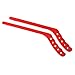 DIYTuning New Aluminum Grab Handles GraBars for Jeep Wrangler 2007-2017 2 4 Door (Rear Red)