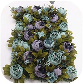 40 60センチメートルシルク牡丹人工花ウォールパネル草ベースdiy背景ウェディングアーチの装飾花ウォールアート2ピースm 低価格