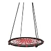100cm Ronde Tuin Hangstoel Buitenschommel Nylon net Touw Kinderschommel