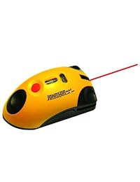 Johnson Level & Tool 9250 franja de mouse Nivel láser, con calcomanía reutilizable & batts.