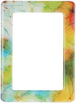 Yeefant Colorful Magnetic PVC Picture Collage Frame Photo Magnets Photoframe Refrigerator,4.7x6.3 Inch