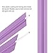 Easytle Plastic Purple Twist Ties Garden Plant Twist Tie for Gardening, Home, Office, Travel, Holiday 100 Pcsthumb 2