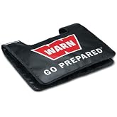 WARN 91575 Winch Damper with Rigging Accessory Storage Pocket and Reflective Strips , Black
