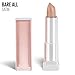 Maybelline New York Color Sensational Nude Lipstick Satin Lipstick, Bare All, 0.15 Ounce (Pack of 1)