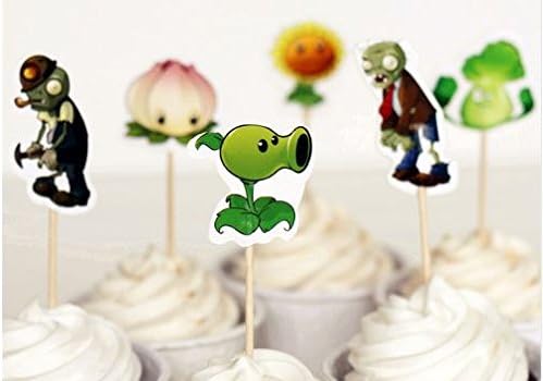 Plants vs Zombies Assorted Cupcake Picks Set of 12