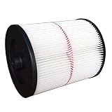 1 Pack Wet/Dry Cartridge Filter Replacement Part Accessories for Shop-Vac Craftsman 9-17816 fit 5 Gallon & Larger Vacuum Cleaner