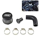 PQY CCV Crank Case Vent Reroute Crankcase Ventilation Line Change Kit Delete For 07.5-17 Dodge 6.7 Cummins Diesel 2500 3500 4500 5500