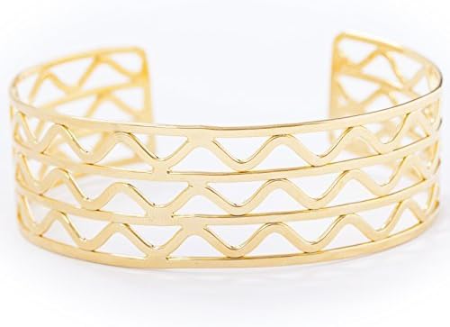 Nour Amira 18K Gold Plated Cuff Bracelet x Mia