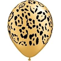 Single Source Party Supplies - 11" Jungle Leopard Latex Balloons Bag of 100