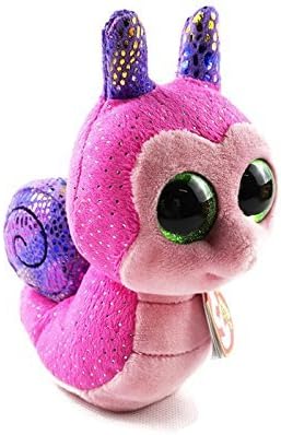 KonThai 6" TY Beanie Boos Scooter Snail Glitter Eyes With Hang Tag Plush Stuffed Toys