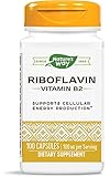 Nature's Way Vitamin B2, 100 Capsules (Pack of 2)