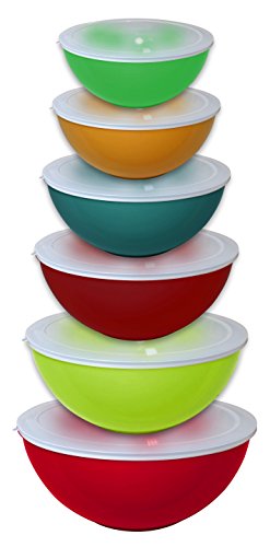 Gourmet home products 12 piece nested polypropylene mix…