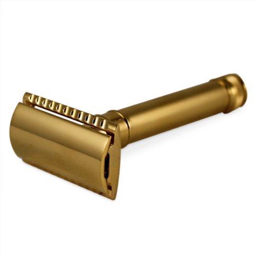 Edwin Jagger Gold Barley Finish Double Edge Razor by Edwin Jagger