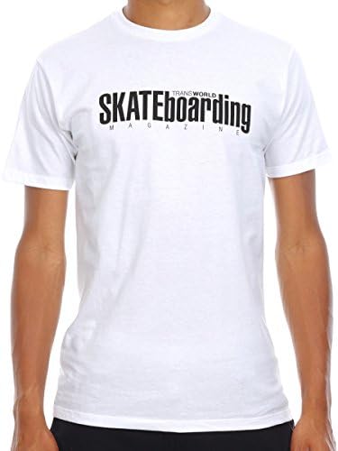 Transworld Skateboarding White Tws Classic Logo T-Shirt (M , White)