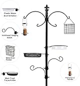 Urban Deco Bird Feeding Station Kit with Feeders and Bath Tray view 4