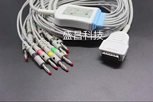 Body Condition Tester Cable for Burdick Quinton, 12 Lead Wire Body Condition Tester Cable, Data Analysis Leads Cable