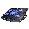 TopMate-C5-Laptop-Cooler-Cooling-Pad-Quiet-Cooling-Fan-2400-RPM-High-Speed-5-Adjustable-Height-Cooling-Stand-With-LCD-Screen-Suitable-for-10-156-Laptop Laptop Cooling Pad