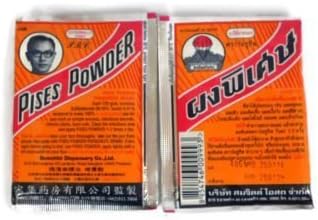 2 X 3g Pises Powder Parachute Thai Acne Herb Anti Bacterial Pimple Treatment