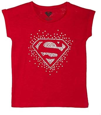 Supergirl By Kidsville Girl's Plain Regular fit T-Shirt