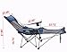 RORAIMA Light Weight Backpacking Reclining/Lounging Camping Folding Chair with Headrest and Footrest for Outdoor Camping, RV, BBQ, Football Games