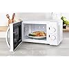 Tower T24034WHT 20 Litre 700W Manual Microwave with 5 Power Levels and a 35 Minute Timer, White