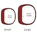 ANCOOL Compatible with Vivofit JR Bands, Soft Kids Wristbands Replacement for Vivofit JR/Vivofit JR2/Vivofit 3 Tracker (Red, Large)