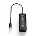 Nekteck USB Type-C to USB 3.0 Hub with 4 USB-A Ports Adapter (Thunderbolt 3 Port Compatible) for New MacBook, ChromeBook Pixel, and More Laptops and PCs