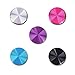 SODIAL(R)5 PCS High Class Spiral Metal Home Buttons Stickers for Apple iPhone 5 5g 5c 5s 4 4s iPad 1 2 New iPad 3 4 iPad air 5 iPad Mini Mini 2 iTouch ipod