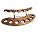 Fashion New Wooden Pipe Stand Rack Holder for Tobacco Smoking Pipes. Handcrafted (For 7)