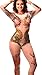 The victory of cupid Womens Flesh-Colored Body Painting Siamese Tight Stockings Tights Bodystocking