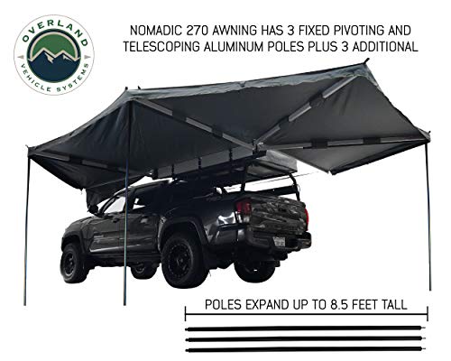 image for Nomadic Tents & Awnings OVS Nomadic Awning 270 - Dark Gray with Black 