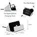 iMoreGro Phone Dock Charging Stand Dock Station Compatible with Phone X/8/8 Plus/7/7Plus/6/6 Plus/6s/6s Plus/5/SE(Black)