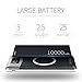 FREDI Wireless Portable Charger Power Bank 10000mAh Fast Charging Power Bank with LED Digital Display External Battery Pack 2 in 1 for iPhone X, iPhone 8, 8 Plus, iPad, Samsung Galaxy S8, S8 Plus