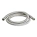 Highcraft 24 Inch Stainless Steel Braided Ice Maker Supply Line 2 Ft with Two 1/4