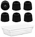 JNSA Premium Memory Foam Earphone Earbuds Tips Noise Reducing Earbud Tips for Powerbeats Pro [3 Pairs][Medium Size] Powerbeats Pro Foam Tips - Black