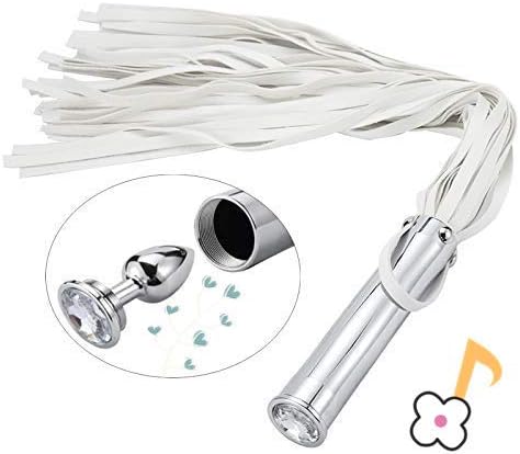 YierM 2-in-1 Multi-function Whip, and Elegant Girl Accessories (White)
