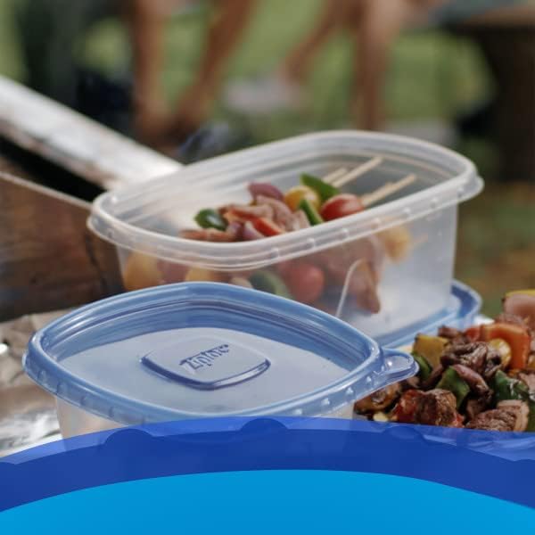 ZIPLOC 70937 MEDIUM SQUARE CONTAINER 3 COUNT