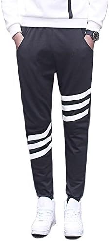 PTmonkey Men's Slim Fit Sweatpants Skinny Street Wear Joggers (US XS/Tag L, Black)