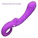 IMO Vibrating Power Wand Massager - Waterproof & Rechargeable G-Spot Vibrator - 3 Powerful Motors & 10 Stimulation Modes - Body Safe Silicone - Best for Women or Couples (Purple)