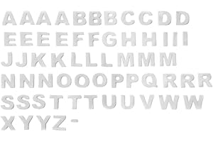 MERRYSTOCKINGS White Felt Letters, Laser Cut, Perfect Way to Personalize a Bucilla Felt Stocking kit. Great Way to add Customization to a Christmas Craft Project. Letters are 7/8" high.