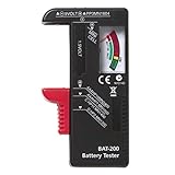 Bolayu New Indicator Universal Battery Cell Tester AA AAA C/D 9V Volt Button Checker