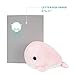 Bellzi Cute Pink Whale Stuffed Animal Plush Toy
