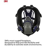 3M Ultimate FX Full Facepiece Reusable Respirator FF-402, Mold, Painting, Sanding, Chemicals, Gases, Dust, Medium