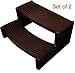 COLIBROX Espresso Resin Handi-Step for Spa and Hot Tubs New