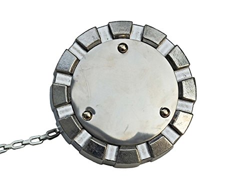 Road King Aluminum Non-Locking Vented Diesel Fuel Cap, 3 1/2"