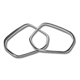 Chrome ABS Front Fog Light Lamp External Cover Frame Fit For Kia Sportage 4th Gen The Newest Model 2016 2017