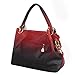 TINKSKY Classic Fashion Tote Handbag Leather Shoulder Bag Perfect Large Tote Ls1195 (Grey) (Red)