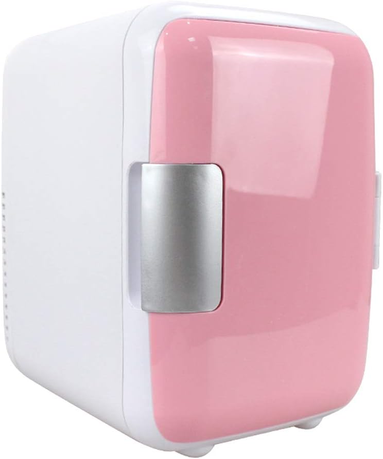 Trkee Mini 4L Fridge Makeup Refrigerators Dual-Use for Home Room Car