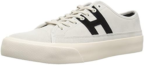 HUF Men's Hupper 2 LO Skate Shoe, Cream/Black, 9.5 Regular US